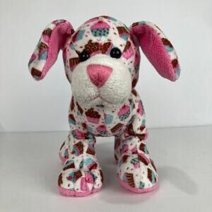 Webkinz Delightz Cupcake Pup Puppy Dog Pink & White Plush Stuffed Animal NO CODE